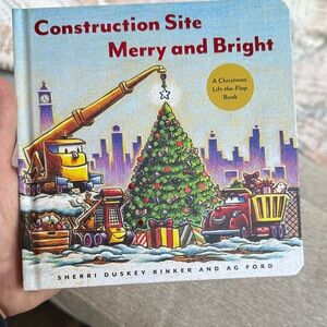 Construction Site Merry and Bright Book